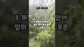 당신의 숨겨진 가치관 테스트