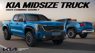 ALL NEW 2025 KIA MIDSIZE TRUCK REVEALED? REDESIGN | Digimods DESIGN |