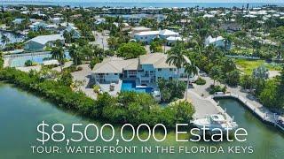 $8.5M WATERFRONT ESTATE | FLORIDA KEYS LUXURY HOME TOUR