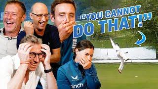 ASHES Players & Pundits react to Village Cricket | Stuart Broad, Tammy Beaumont & more!