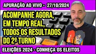 APURAÇÃO DE TODAS AS CIDADES DO 2º TURNO DAS ELEIÇÕES MUNICIPAIS 2024