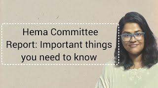 Hema Committee Report: Everything you need to know