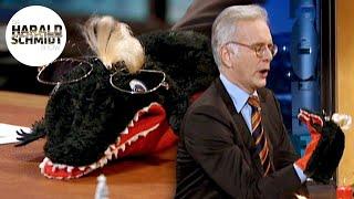 Harald Schmidt und "GroKo" die Krokodil-Handpuppe | Die Harald Schmidt Show (ARD)
