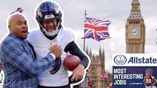 Steve Smith SR. Learns EVERYTHING About Game Day Presentation in London | Most Interesting Jobs