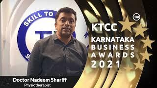 Best wishes from Doctor Nadeem Shariff | KTCC KARNATAKA BUSINESS AWARDS 2021