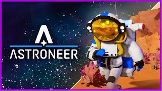 Astroneer игра - Космический симулятор выживания в открытом мире. Строительство космо базы!