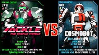 REAL STEEL WRB Tackle VS Cosmobot New Robots UPDATE (Живая сталь)