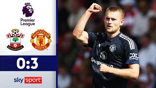 De Ligt & Co. wieder auf Siegkurs! | Southampton - Manchester United | Highlights - Premier League