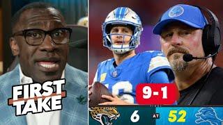 FIRST TAKE | No one want to face the Lions in the Playoffs! - Shannon on Jared Goff torching Jaguars