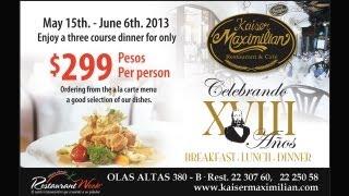 Kaiser Maximilian Restaurant Week