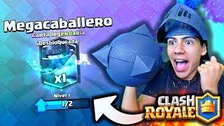 ¡GANO la NUEVA LEGENDARIA "El MEGACABALLERO" en Clash Royale! - [ANTRAX] 