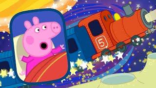 Peppa Pig in Hindi - Tren Mein Raat Bhar Sona - हिंदी Kahaniya - Hindi Cartoons for Kids