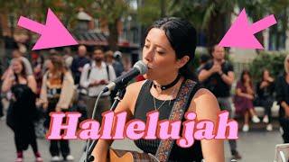 Chills Guaranteed: Busker's Beautiful "Hallelujah" Performance on the Streets