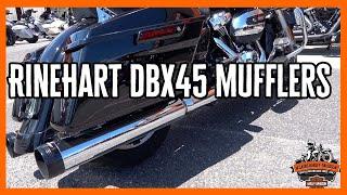 Rinehart DBX45 Mufflers VS. Stock M8 Touring Mufflers - SOUND TEST