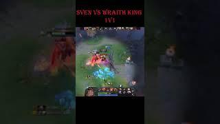 Sven vs Wraith King 1v1 ! Dota 2 #Shorts