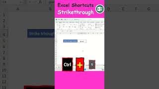 How to Strikethrough Text in Excel