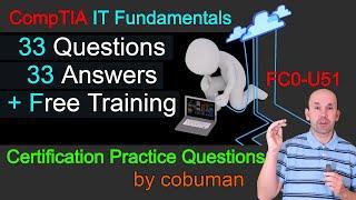 CompTIA IT Fundamentals Certification Practice Questions FC0-U51