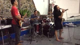 ARNOLD ARGAMINO ON DRUMS WITH BERYL GULANE ON LEAD VOCALS - HOLY FIRE @ ASSEMBLY OF GOD CHURCH