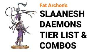 Ranking the BEST Slaanesh Daemons & Combos in 10th Edition 40k | Chaos Daemons Tier List