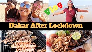 BEACH WALK WITH FAMILY | DAKAR SENEGAL AFTER LOCKDOWN| VLOG DAY|STREET FOOD|BEAUTY OF AFRICA