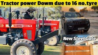 16 के Tyre के साथ Power Down हो गई Tractor की | Scorpio N की तबाही Sale