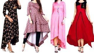 Printed high Low Kurtis design / high Low kurti design /stylist kurti design / kurti design / Kurti