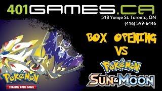 Pokemon Sun & Moon Box Opening Battle - 401 Games