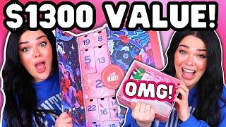 CRAZY $1300 VALUE! Viral Cult Beauty Advent Calendar Unboxing!