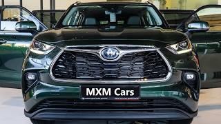 2025 Green Toyota Highlander Hybrid 2.5h e-CVT AWD Premium - in depth Walkaround 4K