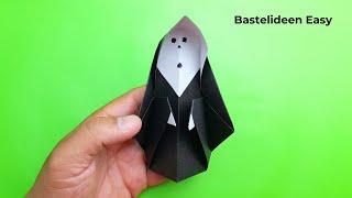 [Halloween Origami] Einfache Shinigami Faltmethode - Origami Shinigami - Bastelideen Easy