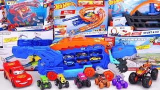 Hot Wheels Collection Unboxing Toy Review ASMR | Hot Wheels City Ultimate T-Rex Transporter Playset