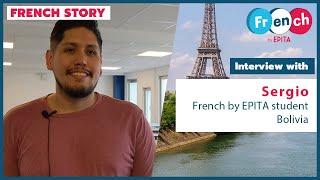 French story of Sergio, French by EPITA student from Bolivia