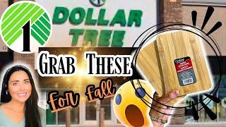 DOLLAR TREE Bamboo cutting board crafts, & hacks for FALL . Easy DIY decor to spruce up for fall!