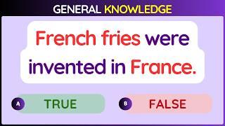 General Knowledge Quiz | Can you Score 20/20?  #YES/NO 8