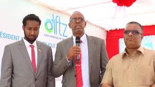 warka djibouti wasirka malgashiga salnd ayaa ka qaybgalay furitanka xarunta free zone