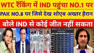 Shoib akhtar Crying IND No.1 in WTC points & PAK out from WTC final | India Qualify into WTC Final |