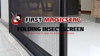 First Magicseal - Folding Insect Screen (2) For Different Windoor & Door 百摺折叠式尼龙蚊网 ( 方便拆洗，美观 )