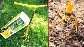 Garden cultivator Tornadica unboxing & test vs shovel