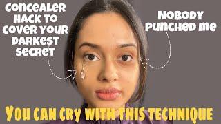 STOP CONCEALER CREASING WITH THIS TRICK !!! Best Concealer Hack | Dry Under Eye