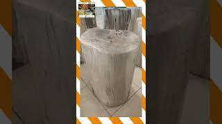 Elevate Your Decor with Unique Petrified Wood Stools #stool #barstools #sidetables #endtable #stools