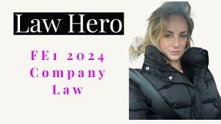 FE1 COMPANY LAW 2024