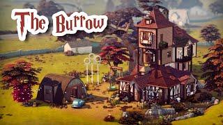 Harry Potter: The Burrow ️ || The Sims 4 Speed Build