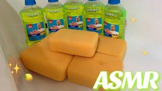  ASMR FIVE BOTTLES ALL LEMON  satisfying sponge squeezing