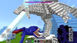 Every Shin Sonic vs Monsterverse SHIMO Mod ADDON UPDATE in MINECRAFT PE