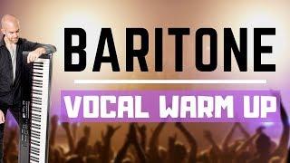 BARITONE Vocal Range Warm Up - BEST Exercises For Baritone Singers