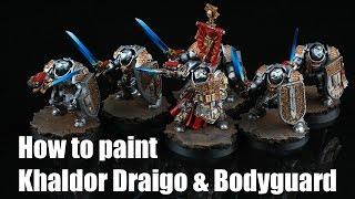 How to paint Khaldor Draigo & Bodyguard | Grey Knights | Buypainted