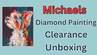 Michaels  - Make Market - Diamond Painting Clearance Unboxing - Diamond Art