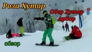 Роза Хутор, обзор красных Обер Хутор и Арбор.