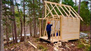 Log Cabin Built, Roof,Siding,[EP8]Preparing Foundation on the LogCabin,Found a second creek .
