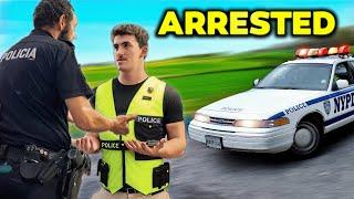 Fake Police pulled over by Real Police... (Footage)